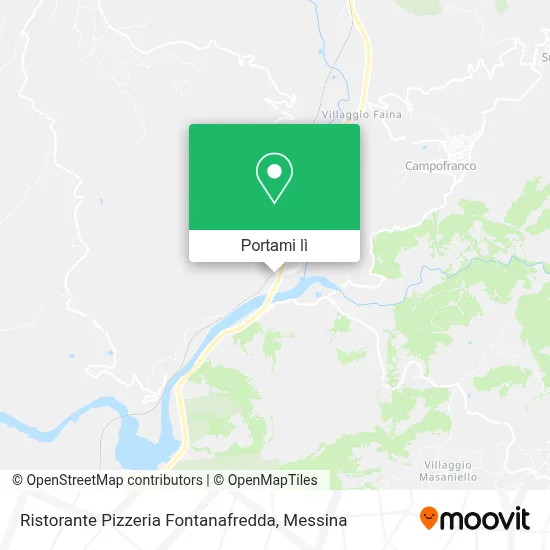 Mappa Ristorante Pizzeria Fontanafredda