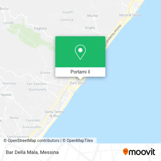 Mappa Bar Della Mala