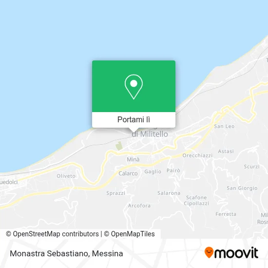 Mappa Monastra Sebastiano