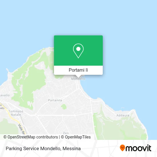 Mappa Parking Service Mondello