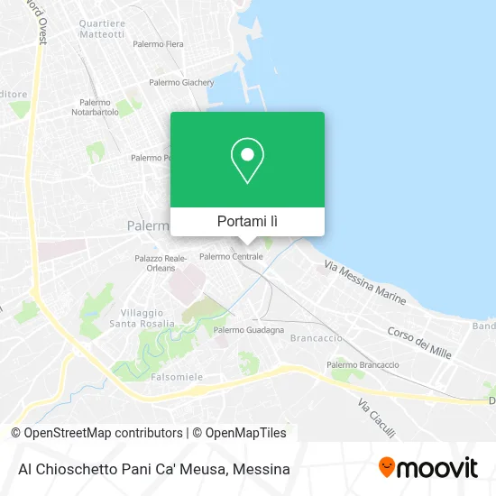 Mappa Al Chioschetto Pani Ca' Meusa