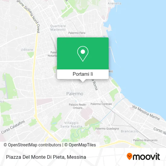 Mappa Piazza Del Monte Di Pieta