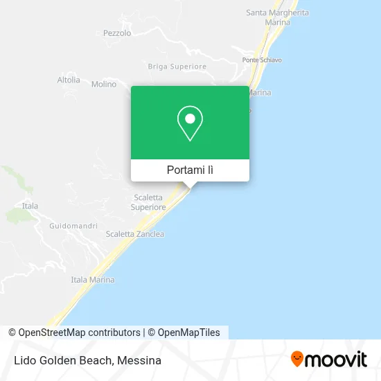 Mappa Lido Golden Beach