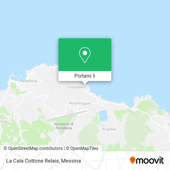 Mappa La Cala Cottone Relais