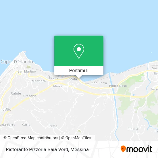 Mappa Ristorante Pizzeria Baia Verd