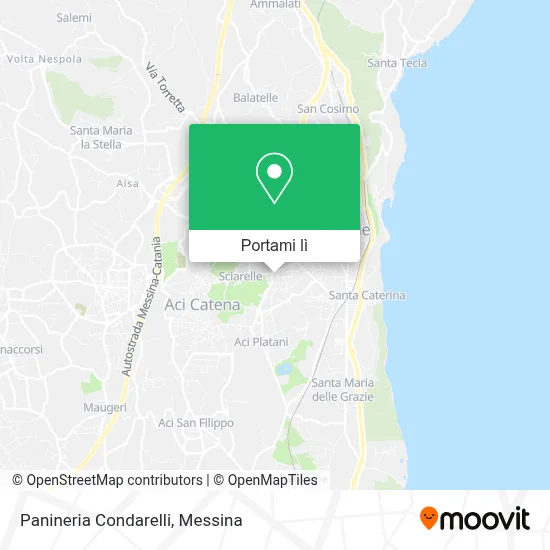 Mappa Panineria Condarelli