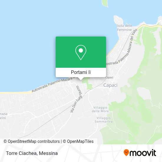 Mappa Torre Ciachea