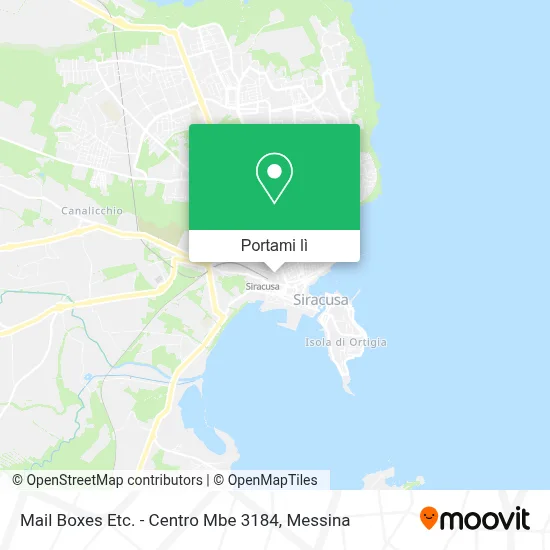 Mappa Mail Boxes Etc. - Centro Mbe 3184