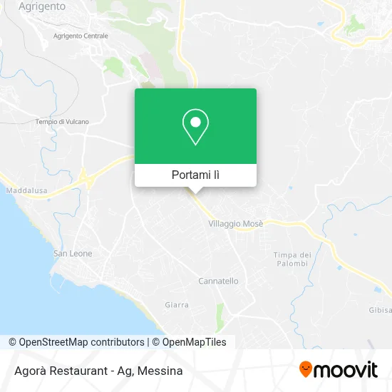Mappa Agorà Restaurant - Ag