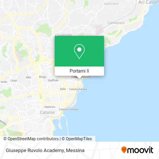 Mappa Giuseppe Ruvolo Academy