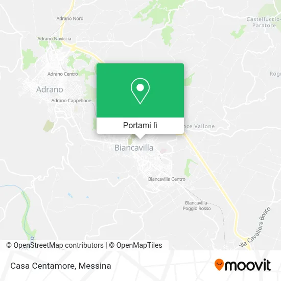 Mappa Casa Centamore