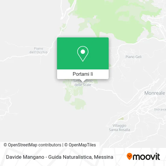 Mappa Davide Mangano - Guida Naturalistica