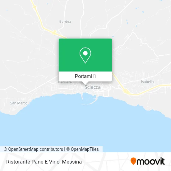 Mappa Ristorante Pane E Vino