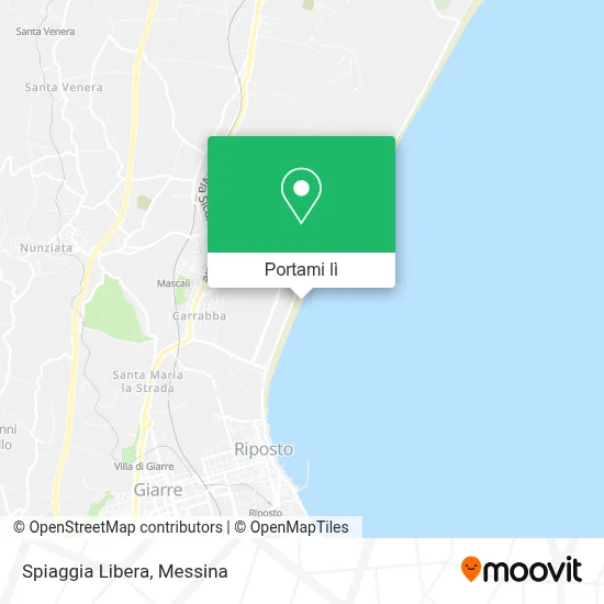 Mappa Spiaggia Libera