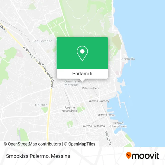 Mappa Smookiss Palermo