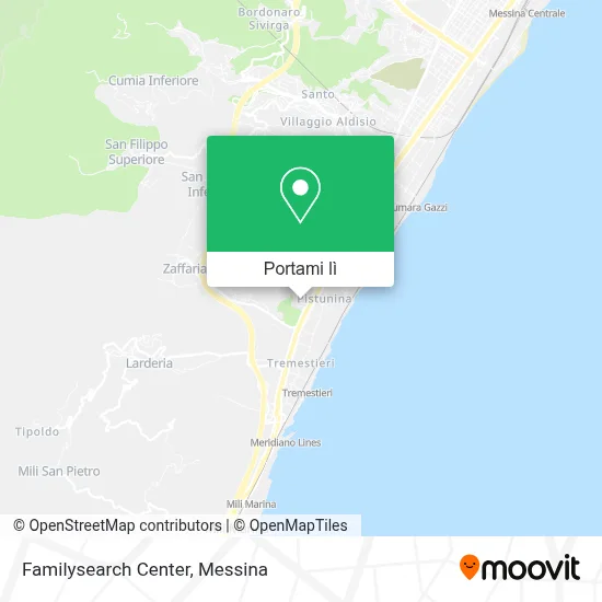 Mappa Familysearch Center