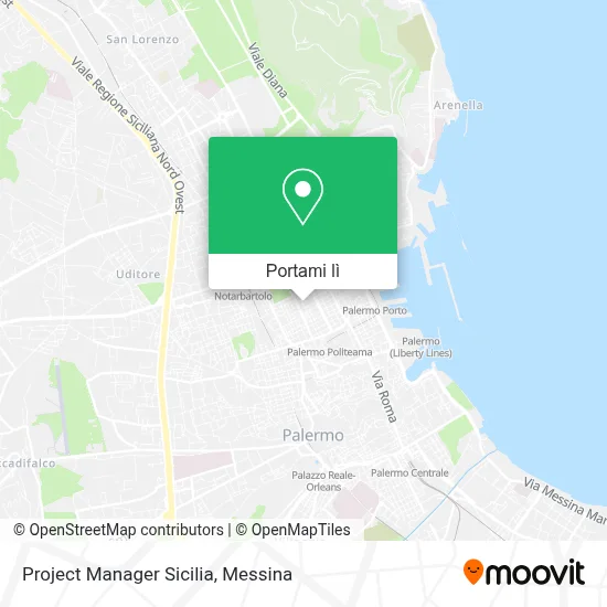 Mappa Project Manager Sicilia