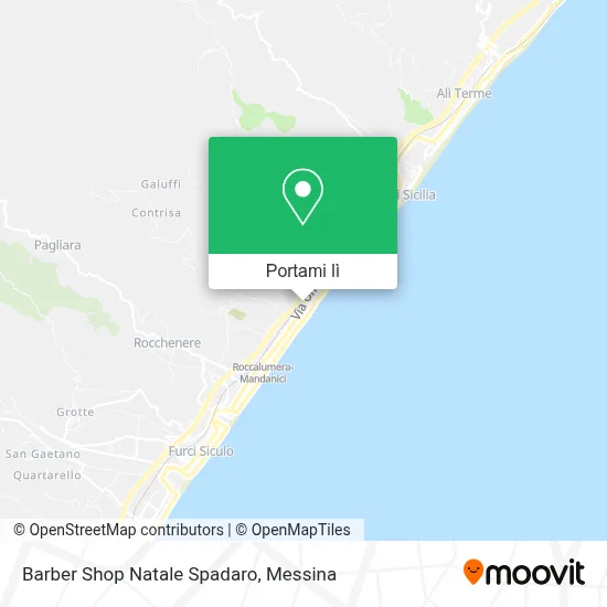 Mappa Barber Shop Natale Spadaro