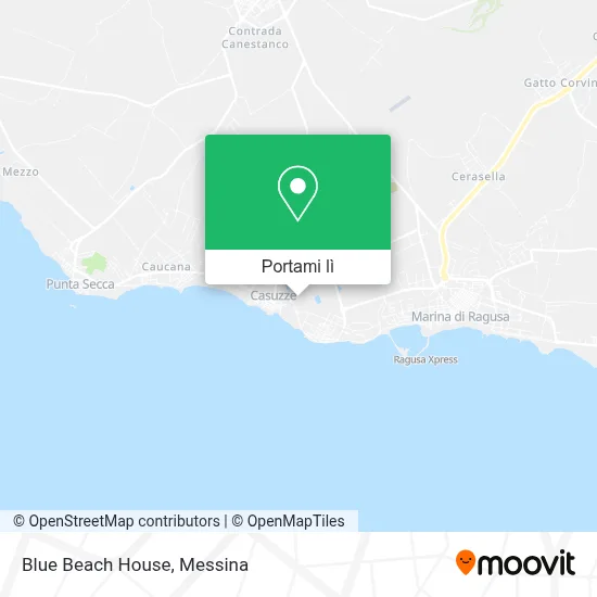 Mappa Blue Beach House