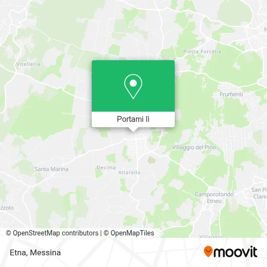Mappa Etna
