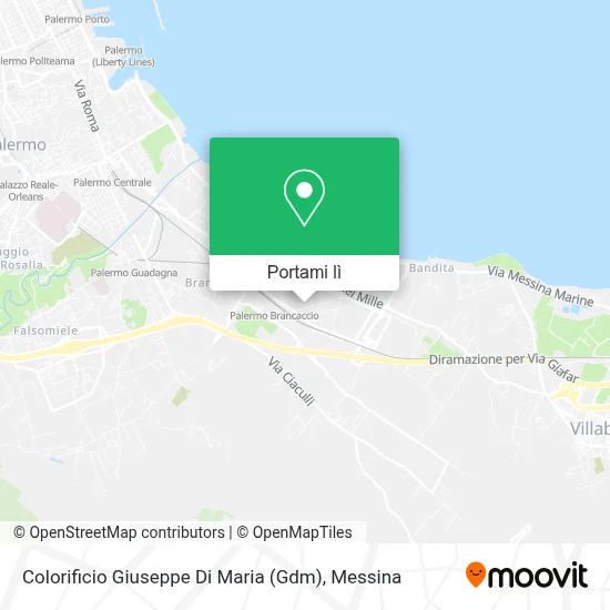 Mappa Colorificio Giuseppe Di Maria (Gdm)