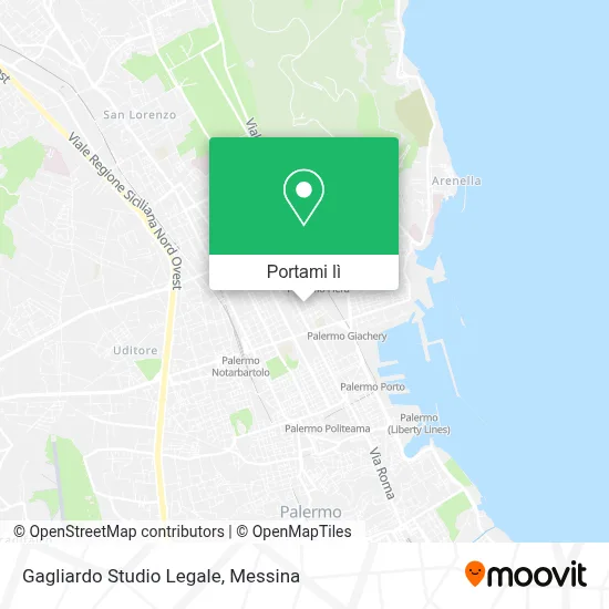 Mappa Gagliardo Studio Legale