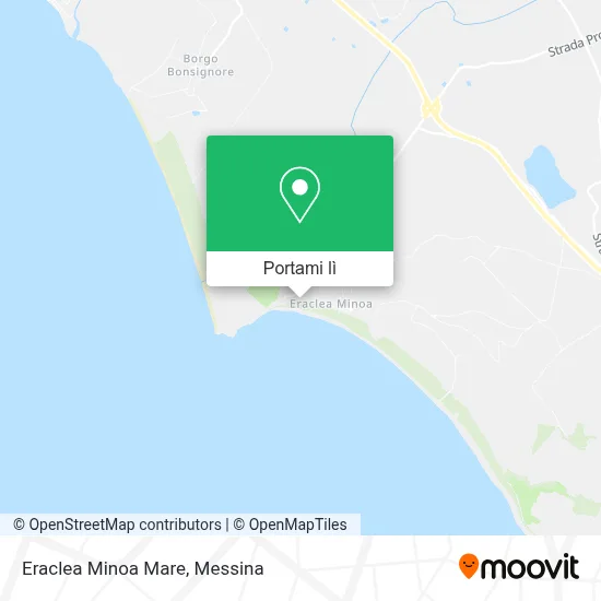 Mappa Eraclea Minoa Mare