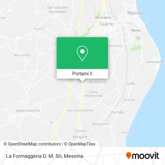 Mappa La Formaggeria D. M. Srl