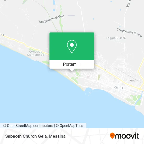 Mappa Sabaoth Church Gela