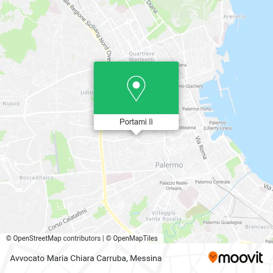 Mappa Avvocato Maria Chiara Carruba