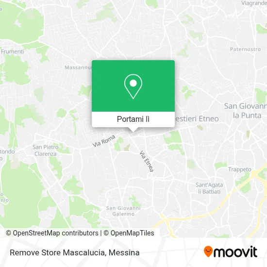 Mappa Remove Store Mascalucia