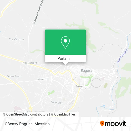 Mappa Q8easy Ragusa
