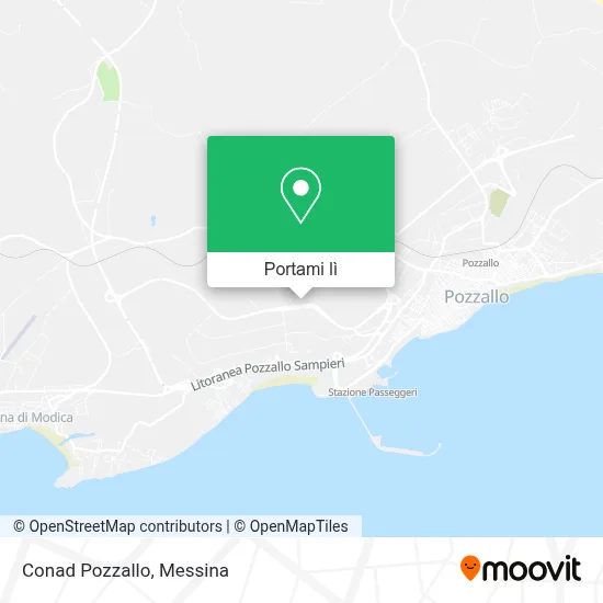 Mappa Conad Pozzallo