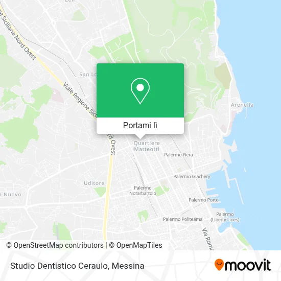 Mappa Studio Dentistico Ceraulo