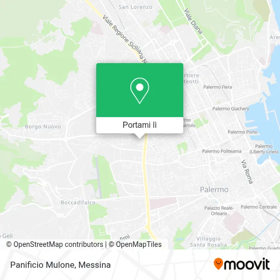 Mappa Panificio Mulone