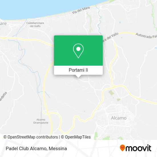 Mappa Padel Club Alcamo