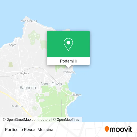 Mappa Porticello Pesca
