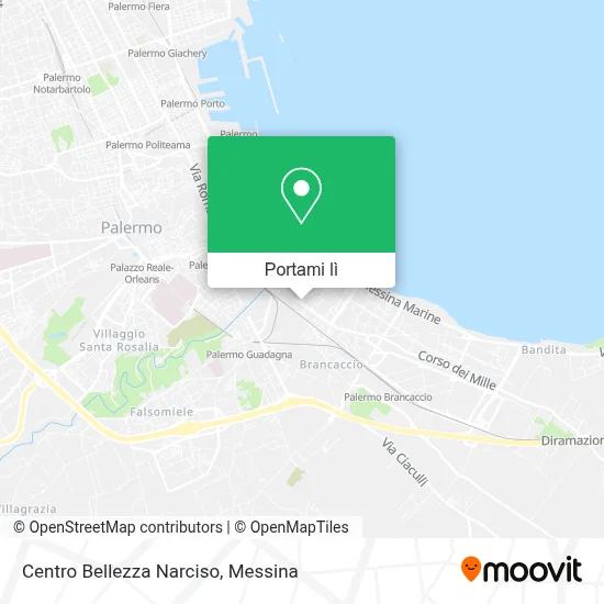 Mappa Centro Bellezza Narciso