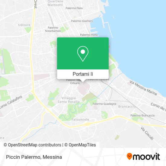Mappa Piccin Palermo