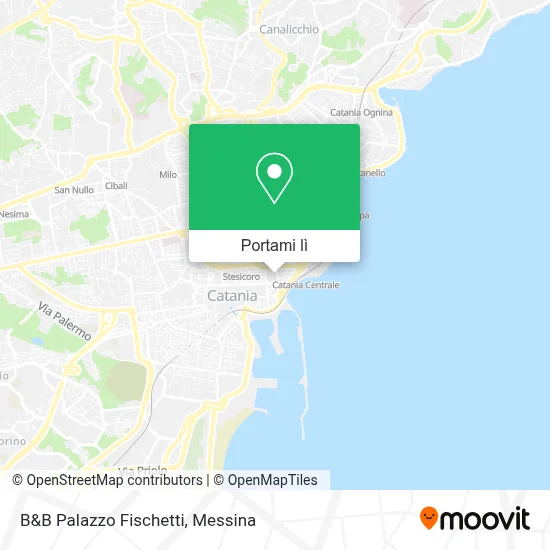 Mappa B&B Palazzo Fischetti