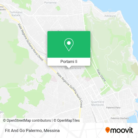 Mappa Fit And Go Palermo