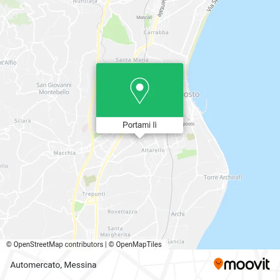 Mappa Automercato