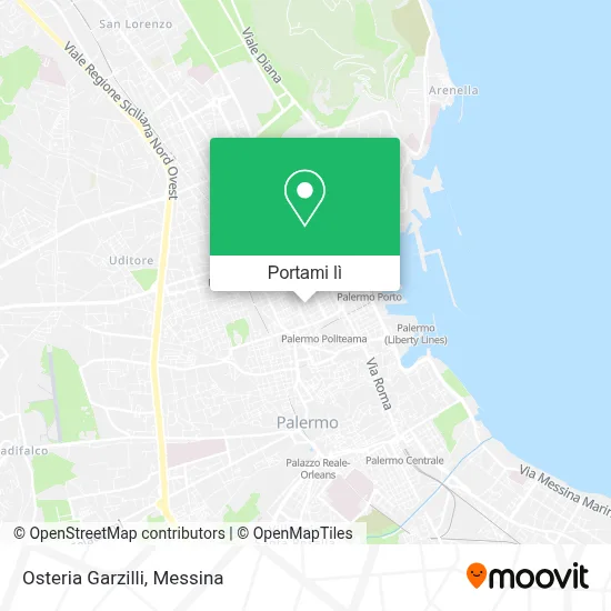 Mappa Osteria Garzilli