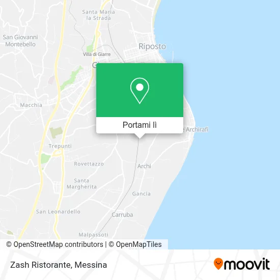 Mappa Zash Ristorante
