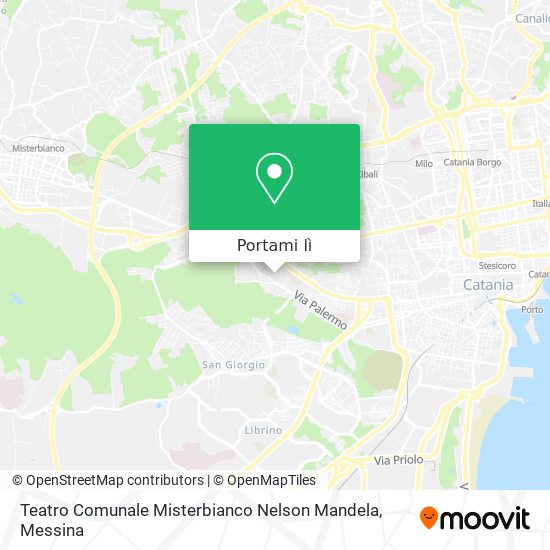 Mappa Teatro Comunale Misterbianco Nelson Mandela