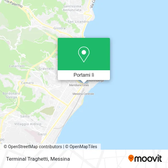 Mappa Terminal Traghetti
