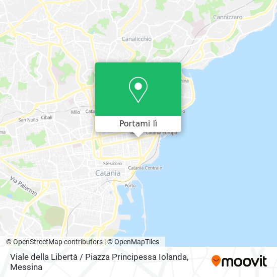 Mappa Viale della Libertà / Piazza Principessa Iolanda