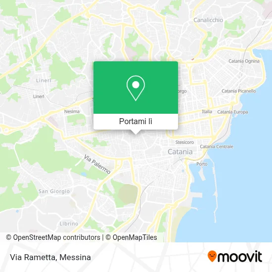 Mappa Via Rametta