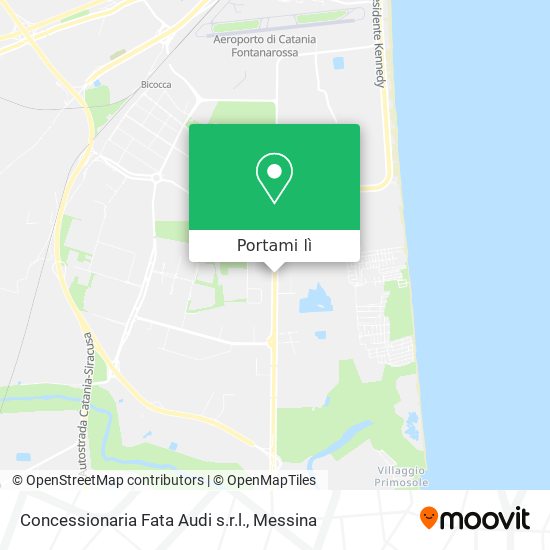 Mappa Concessionaria Fata Audi s.r.l.