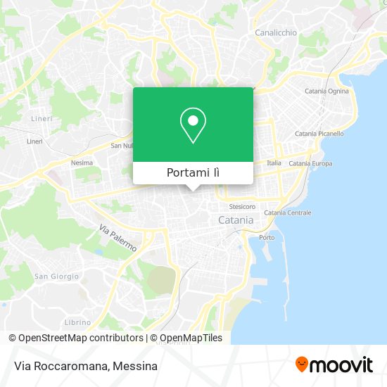 Mappa Via Roccaromana
